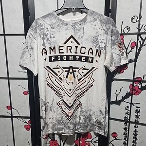 American Fighter‎ Gray Graphic T-Shirt Large